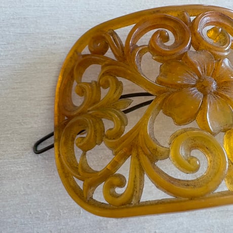 Antique ベッコウ ヘアクリップ
