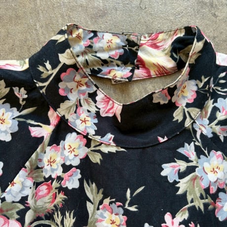 USA MADE ９０s 背中開き　花柄　ドレス