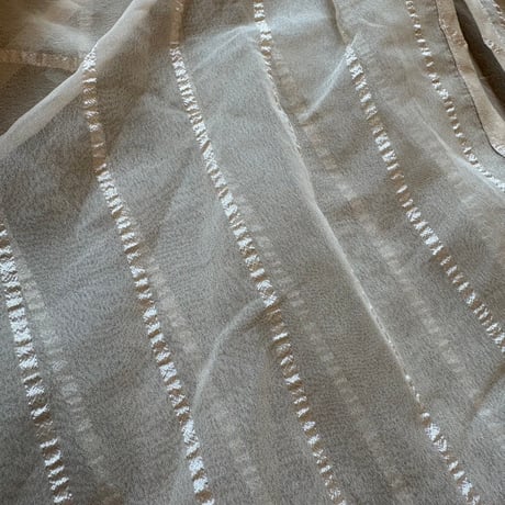 vintage like インド綿 シースルー ドレス