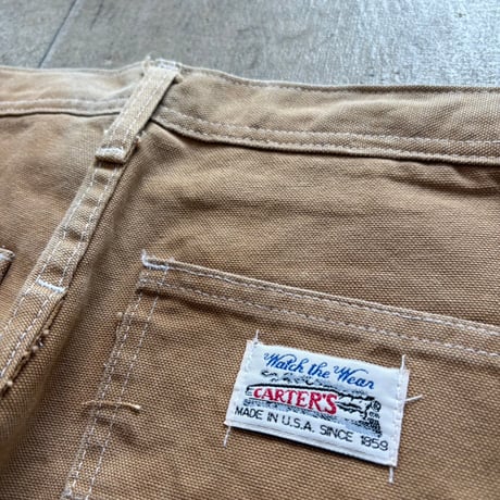 70s 列車タグ CARTER'S USA MADE  ダック地 パンツ