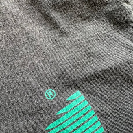 デカ白銀タグ USA製adidas トレフォイル デカロゴ TEE