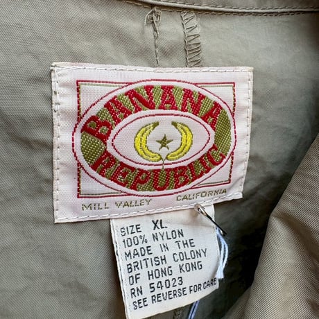 banana republic　バナナタグ　トレンチコート