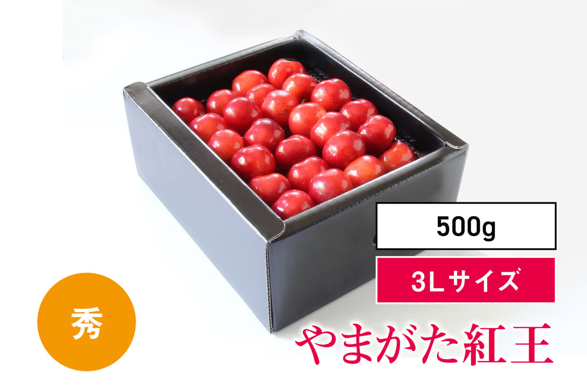 【紅王本日最終】山形県産さくらんぼ やまがた紅王 3L 3kg 山形県産さくらんぼ やまがた紅王 3L秀 | たのしいさくらんぼ研究所