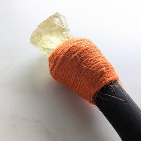 現実を動かし始めるためのワンド｜シトリン×水晶スフィア