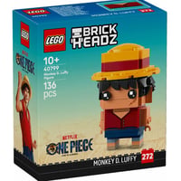 レゴ ブリックヘッズ 40799 モンキー・D・ルフィ ワンピース Netflix実写版 ブロック / LEGO BrickHeadz One Piece Luffy【新品未開封・公式正規品】