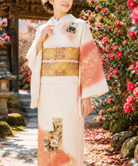 2部式袋帯 | 華紋唐花 金彩袋帯｜優彩更紗文様の上品フォーマル帯|らくらく着物 らくらく帯
