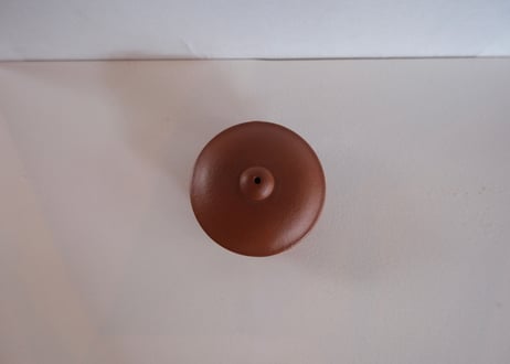 老茶壷 朱泥(2)