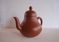 老茶壷 朱泥(3)