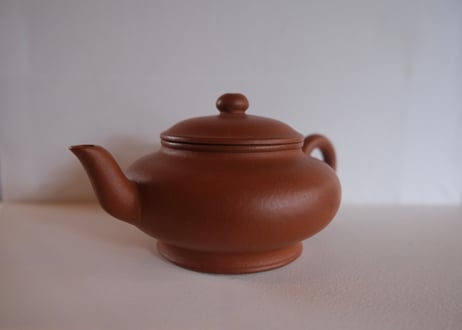 老茶壷 朱泥(2)