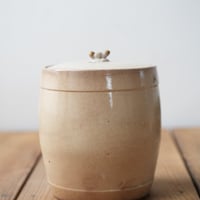 白薩摩焼水指 蓋物 / 幕末~明治
