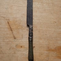 ブロンズ鋳物柄 鉄製ナイフ（柄分離） / 中世ヨーロッパ・14~15世紀頃