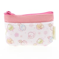 ポケット付きミニ小銭入れ 桜の妖精