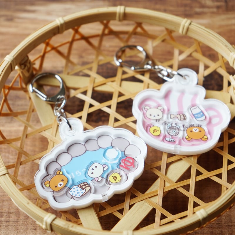 ゆゆ　シャカシャカキーホルダー シャカシャカキーホルダー【露天風呂】 | T-CHARACTER STORE