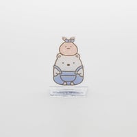 すみデニム アクリルスタンド しろくま