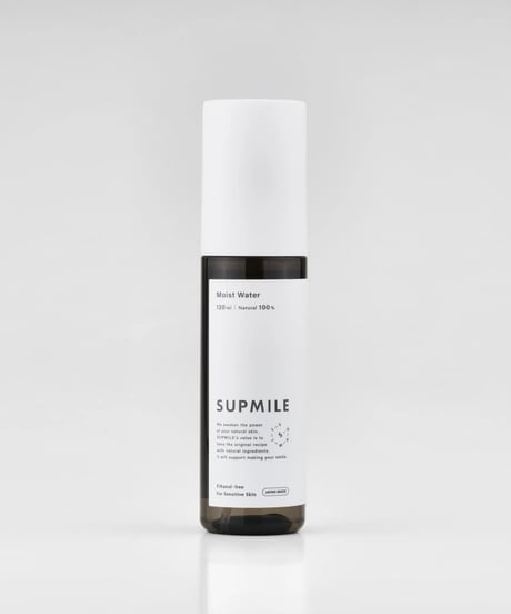SUPMILE（サプミーレ）モイストウォーター（化粧水） 120ml　Vegan　エタノールフリー　天然由来成分100％