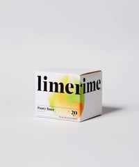 パンティライナー20枚入　limerime(ライムライム) 竹由来のトップシート おりものシート20枚入り
