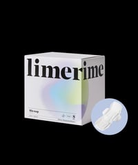 夜用 28.5cm 8枚入 バンブーサニタリーパッド imerime(ライムライム)ビオ ナプ