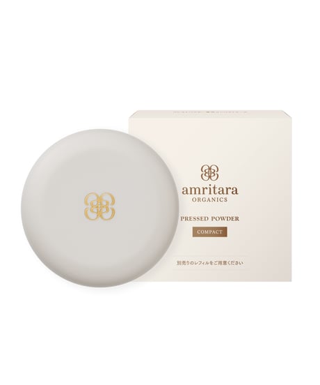 AMRITARA（アムリターラ）専用コンパクトケース（ブラシ付き）