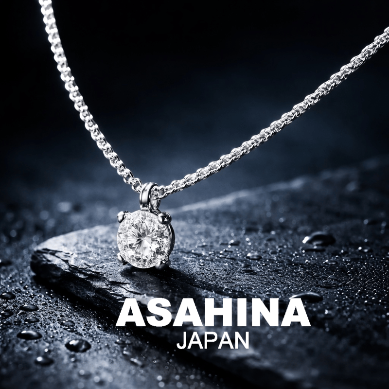 ASAHINA 8mm モアサナイト ネックレス SV925シルバー | ASAHINA J