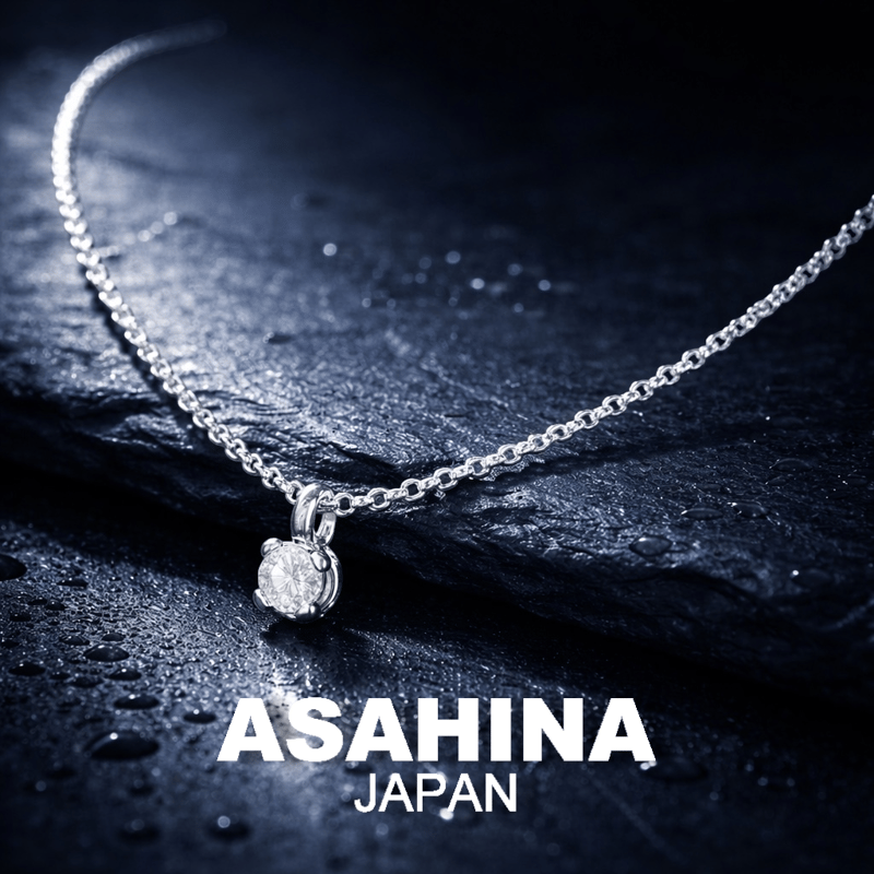 ASAHINA 5mm モアサナイト ネックレス SV925シルバー | ASAHINA J