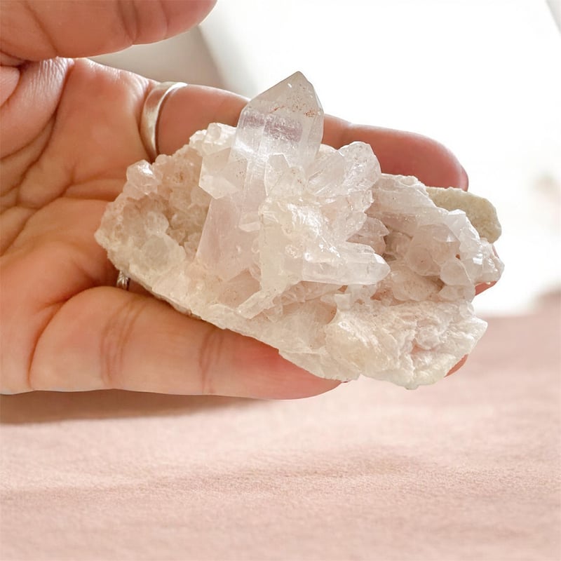 ヒマラヤマニカラン水晶クラスタ　650g ヒマラヤ・マニカラン水晶クラスター | れむの森 -Crystal Forest-