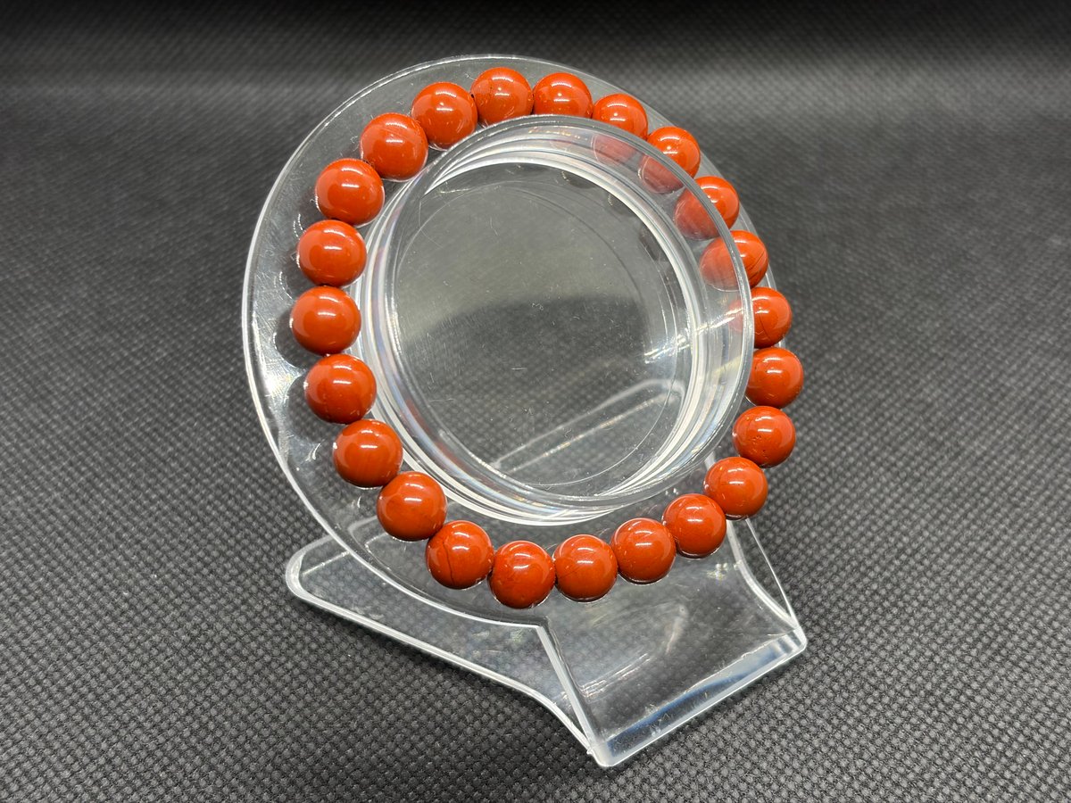 【活力と情熱の石】レッドジャスパー 8mm 天然石 パワーストーン ブレスレット 0029】レッドジャスパー8mmブレスレット☪️16.5cm | Pierre naturelle