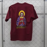 APPAREL｜PINTAR A SANTA MUERTE Artwork by HIROTTON SS Shirt（BURGUNDY）