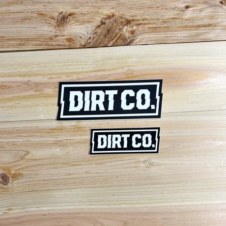 DIRT CO. ダート社 ロゴ デカール ステッカー 2枚セット DIRT00001