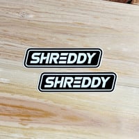 SHREDDY シュレディ ロゴ デカール ステッカー 2枚セット SHREDDY00001