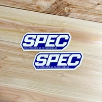 SPEC CLUTCHES & FLYWHEELS スペック クラッチ & フライホイール ロゴ デカール ステッカー 2枚セット SPEC00001