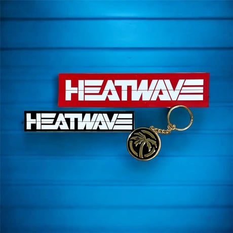 HEAT WAVE VISUAL ヒートウェーブビジュアル キーホルダー チャーム ロゴ デカール ステッカー セット HWV00005