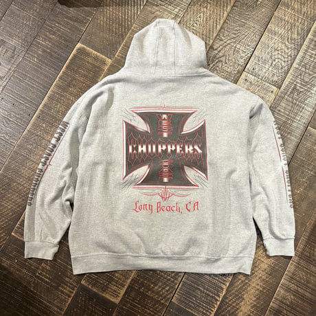 00s WEST COAST CHOPPERS "JESSE WHO?" プリントパーカー