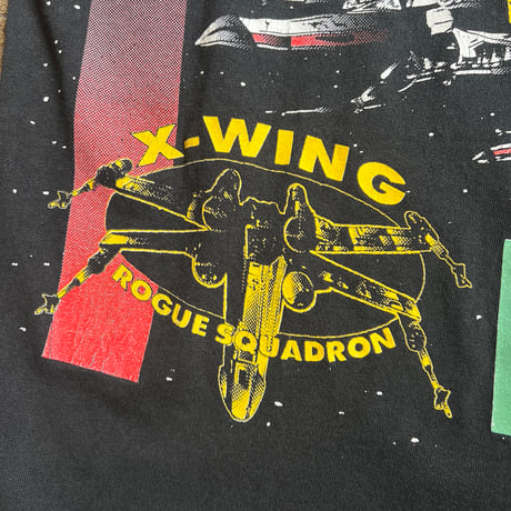 90s STAR WARS X-WING ROGUE SQUADRON プリントTシャツ