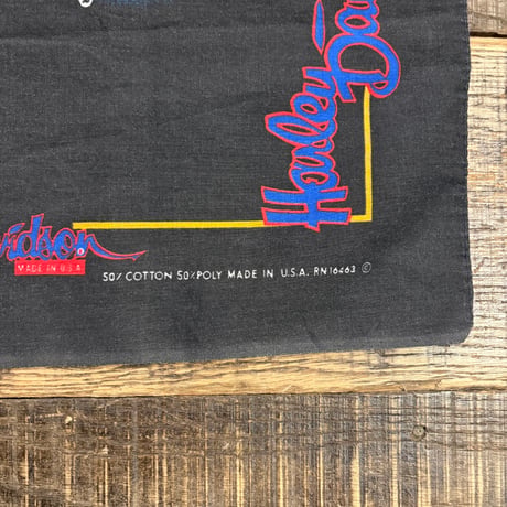 80s～90s HARLEY-DAVIDSON THE EAGLE SOARS ALONE バンダナ