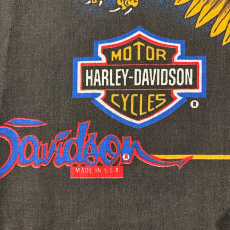 80s～90s HARLEY-DAVIDSON THE EAGLE SOARS ALONE バンダナ
