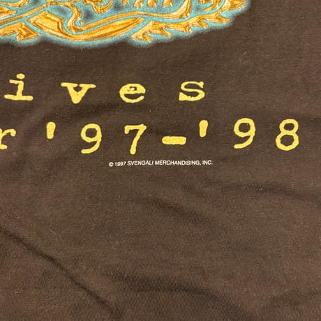 90s Aerosmith "nine lives tour ’97-’98" バンドTシャツ