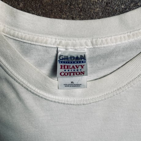 00s GILDAN "Why You Callin' Tiny?" 犬プリントTシャツ