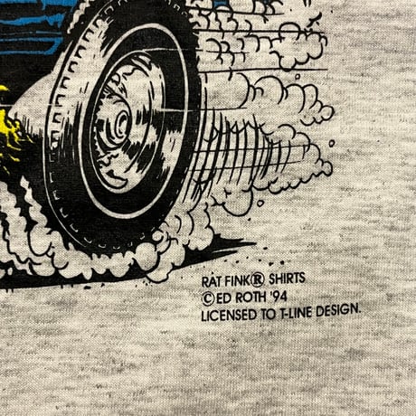 90s RAT FINK "WILD CHILD" プリントTシャツ