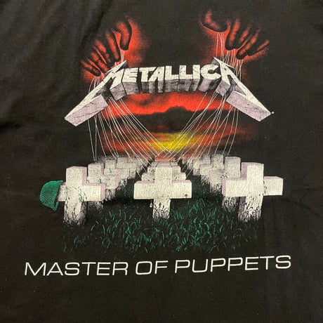 METALLICA "MASTER OF PUPPETS" バンドTシャツ