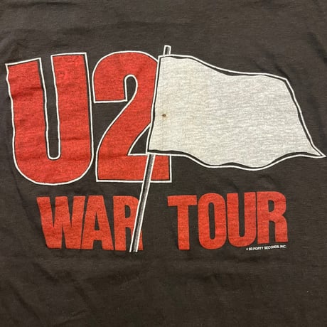 80s U2 スリーブレスTシャツ