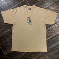 90s STUSSY "STÜSSY GEAR" プリントTシャツ 黒タグ