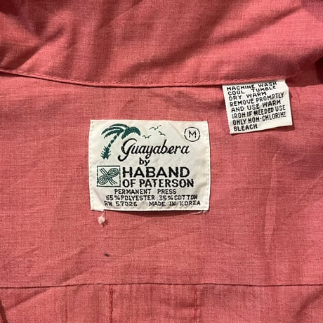 Guayabera by HABAND OF PATERSON キューバシャツ