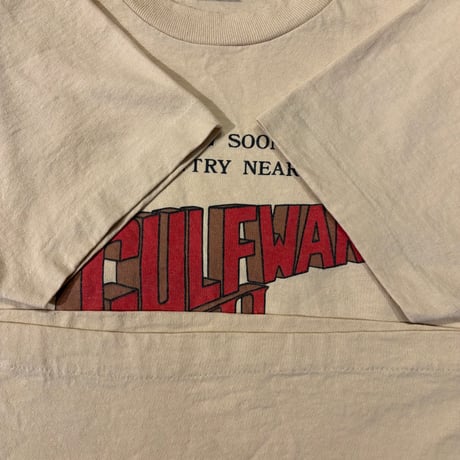 90s SCREEN STARS "GULFWAR Ⅲ” プリントTシャツ