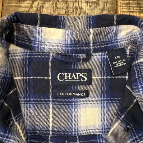 CHAPS ライトネルシャツ