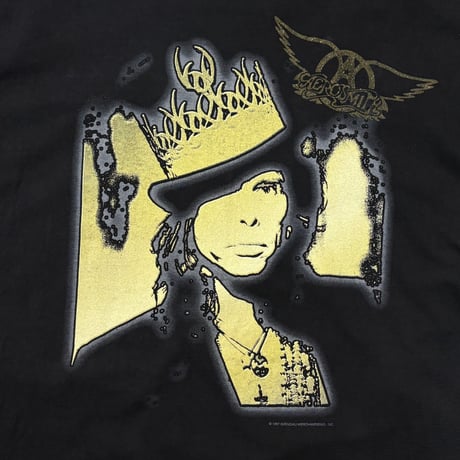 90s Aerosmith "nine lives tour ’97-’98" バンドTシャツ