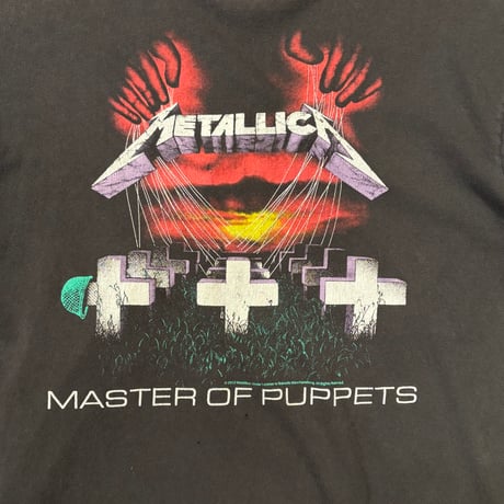 10s METALLICA "MASTER OF PUPPETS" バンドTシャツ