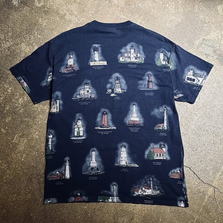 FRUIT OF THE LOOM 総柄プリントTシャツ