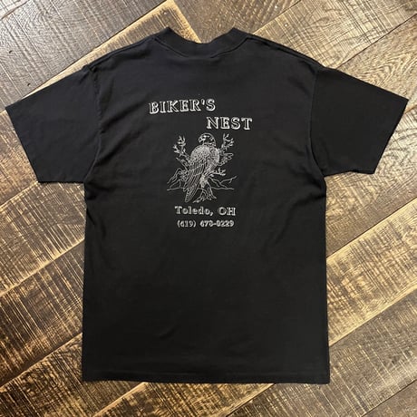 90s Harley-Davidson "BIKER'S NEST" Tシャツ