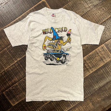 90s RAT FINK "WILD CHILD" プリントTシャツ