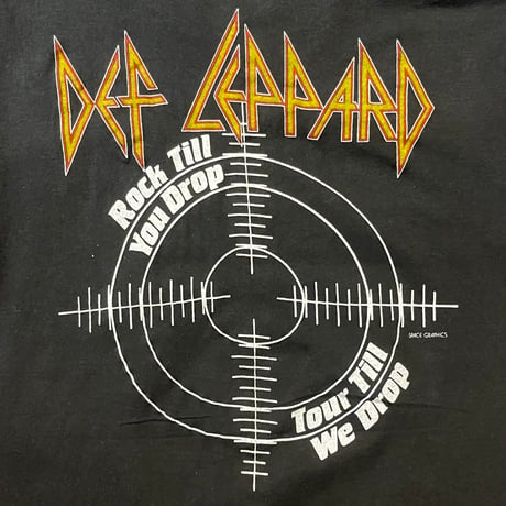 80s DEF LEPPARD “PYROMANIA” バンドTシャツ